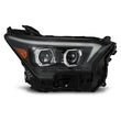 Load image into Gallery viewer, AlphaRex 23-24 Toyota Tacoma LUXX-Series LED Proj Headlights Blk w/Actv Light &amp; Seq. Sig + DRL - Back View