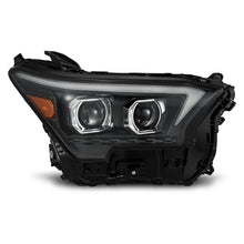 Load image into Gallery viewer, AlphaRex 23-24 Toyota Tacoma LUXX-Series LED Proj Headlights Blk w/Actv Light &amp; Seq. Sig + DRL - Back View