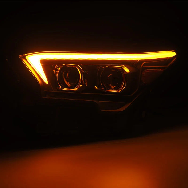 AlphaRex 23-24 Toyota Tacoma LUXX-Series LED Proj Headlights Blk w/Actv Light & Seq. Sig + DRL - Additional View 6