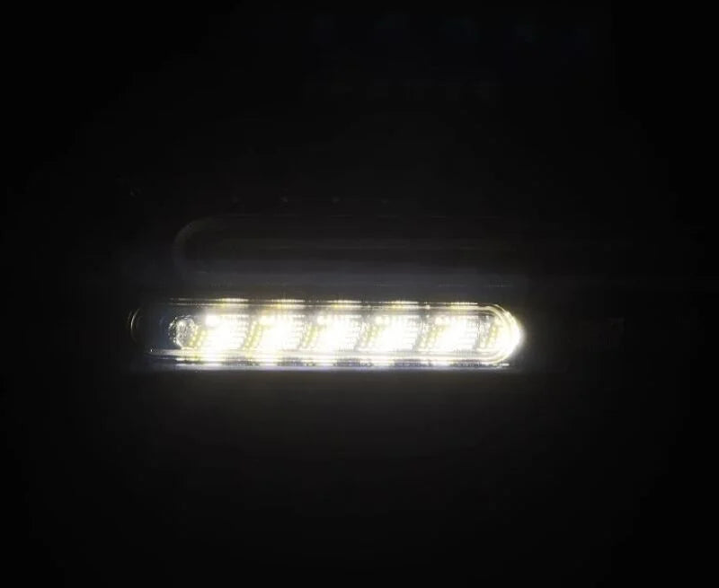 AlphaRex 23-25 Nissan Z Nova-Series Quad-Loop Style Prismatic LED Tail Lights - Alpha Black - Back View