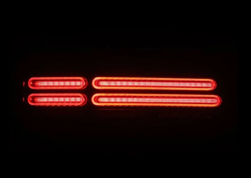 AlphaRex 23-25 Nissan Z Nova-Series Quad-Loop Style Prismatic LED Tail Lights - Alpha Black - Additional View 5