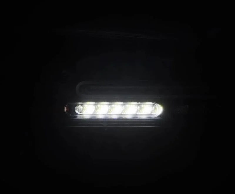 AlphaRex 23-25 Nissan Z Nova-Series Quad-Loop Style Prismatic LED Tail Lights - Black - Side View