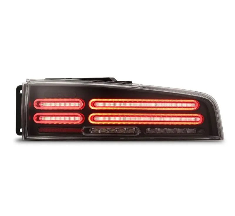AlphaRex 23-25 Nissan Z Nova-Series Quad-Loop Style Prismatic LED Tail Lights - Black - Installation View