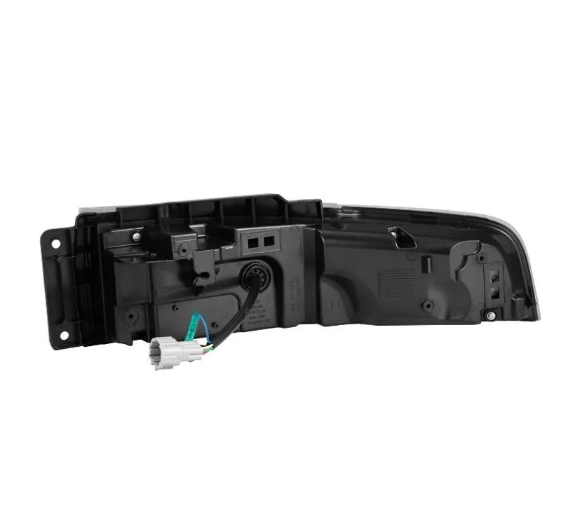AlphaRex 23-25 Nissan Z Nova-Series Twin-Loop Style Prismatic LED Tail Lights - Alpha Black - Back View