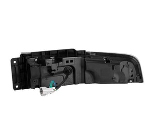 AlphaRex 23-25 Nissan Z Nova-Series Twin-Loop Style Prismatic LED Tail Lights - Black - Main Product View