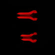 Load image into Gallery viewer, AlphaRex 24-25 Ford F150 LUXX LED Taillight - Alpha Black fits 2024-2025 Ford F-150 - Back View