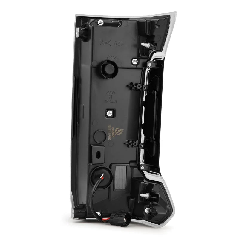 AlphaRex 24-25 Toyota Tacoma NOVA-Series LED Prismatic Tail Lights - Alpha-Black - Back View