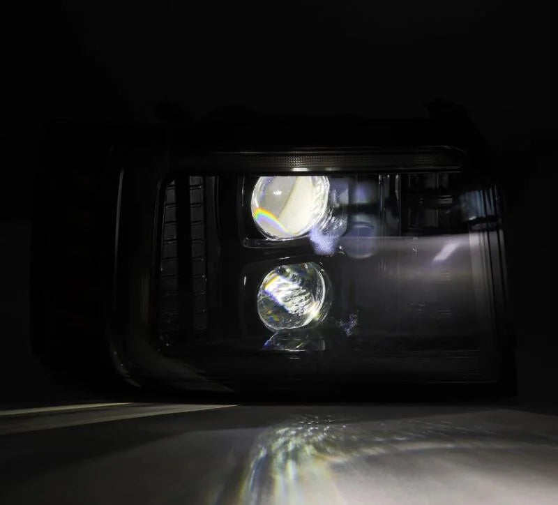AlphaRex 92-96 Ford F Series - LUXX-Series Projector Headlights - Side View