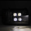 Load image into Gallery viewer, AlphaRex 92-96 Ford F-Series/Bronco NOVA-Series LED Proj Headlight Alpha-Bk w/Actv Light SS &amp; SBDRL - Side View