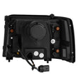 Load image into Gallery viewer, AlphaRex 92-96 Ford F-Series/Bronco NOVA-Series LED Proj Headlight Alpha-Bk w/Actv Light SS &amp; SBDRL - Installation View