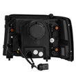 Load image into Gallery viewer, AlphaRex 92-96 Ford F-Series/Bronco NOVA-Series LED Proj Headlight Bk w/Actv Light SeqSig &amp; SBDRL - Installation View