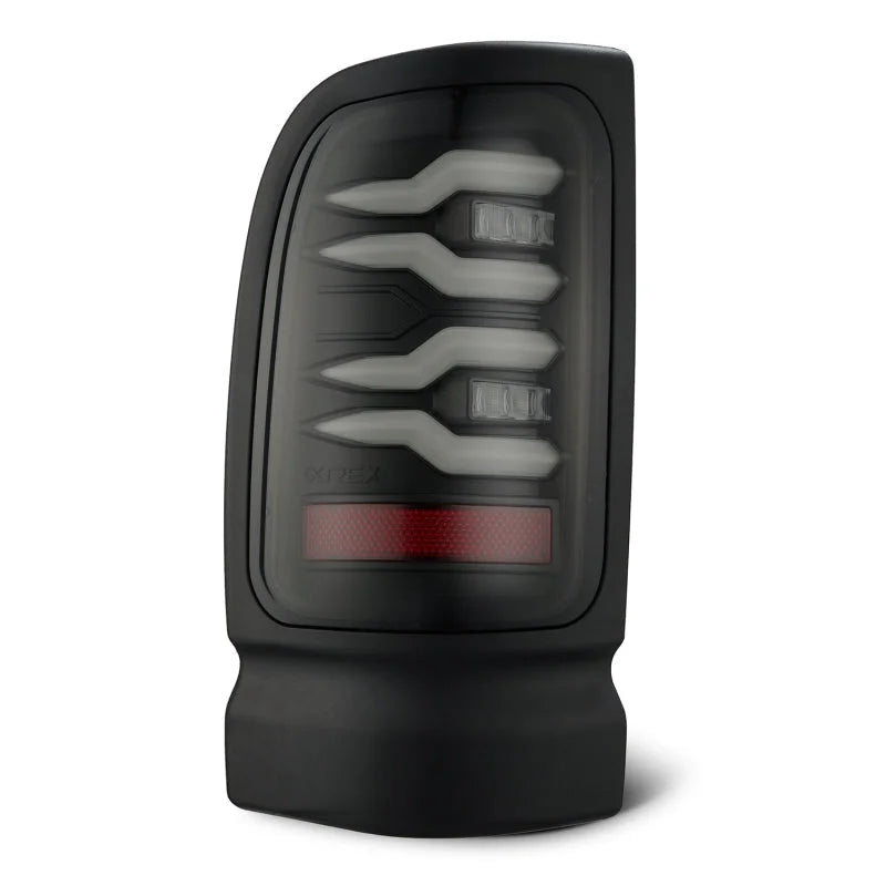 AlphaRex 94-01 Dodge Ram 1500/2500/3500 LUXX-Series LED Tail Lights - Black - Additional View 5
