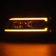 Load image into Gallery viewer, AlphaRex 94-01 RAM 1500 LUXX LED Proj Headlights Blk w/Activ Light/Seq Signal/SB DRL - Side View