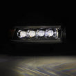 Load image into Gallery viewer, AlphaRex 94-01 RAM 1500 NOVA LED Proj Headlights Alpha-Blk w/Activ Light/Seq Signal/SB DRL - Back View