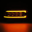 Load image into Gallery viewer, AlphaRex 94-01 RAM 1500 NOVA LED Proj Headlights Blk w/Activ Light/Seq Signal/SB DRL - Side View