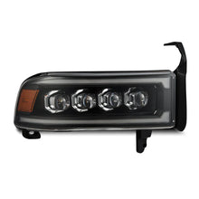 Load image into Gallery viewer, AlphaRex 94-01 RAM 1500 NOVA LED Proj Headlights Blk w/Activ Light/Seq Signal/SB DRL - Additional View 5