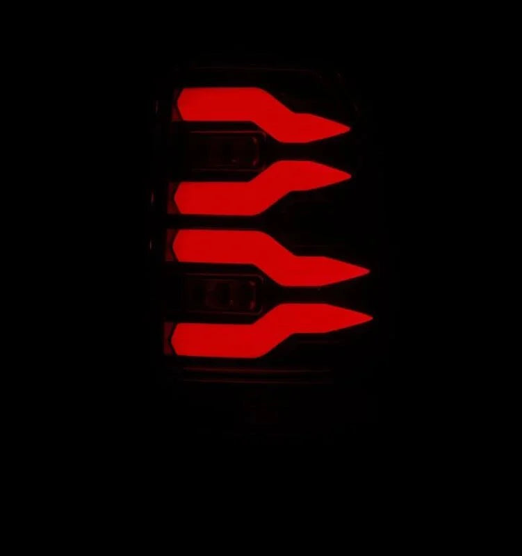 AlphaRex 97-03 Ford F150 / 99-16 Ford F250/F350/F450/F550 LUXX-Series LED Tail Lights - Alpha-Black - Additional View 5