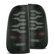 Load image into Gallery viewer, AlphaRex 97-03 Ford F150 / 99-16 Ford F250/F350/F450/F550 LUXX-Series LED Tail Lights - Black - Main Product View