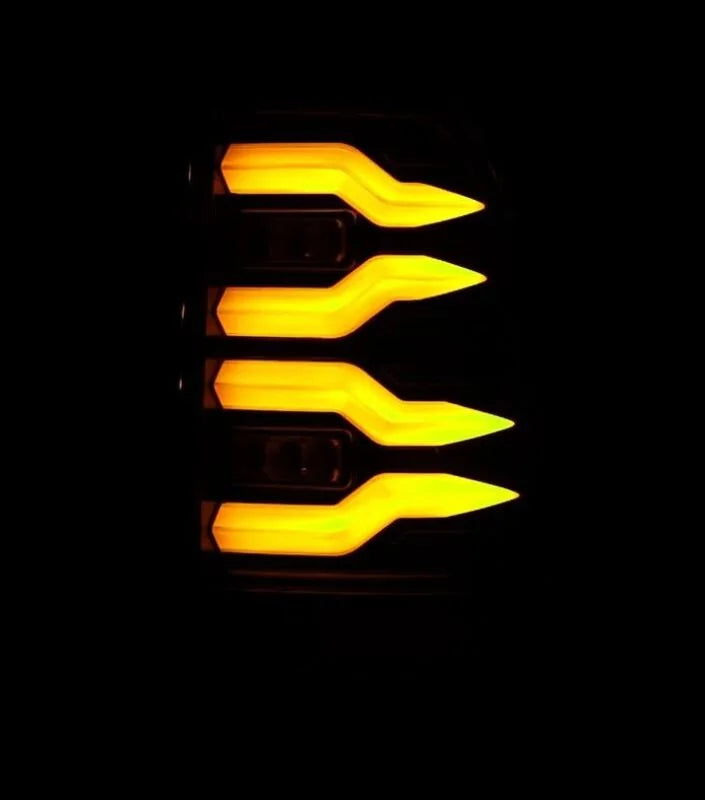 AlphaRex 97-03 Ford F150 / 99-16 Ford F250/F350/F450/F550 LUXX-Series LED Tail Lights - Black - Additional View 5