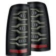 Load image into Gallery viewer, AlphaRex 99-06 Chevrolet Silverado Sierra LUXX-Series LED Tail Lights Alpha-Black - Main Product View