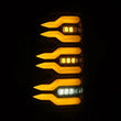 Load image into Gallery viewer, AlphaRex 99-06 Chevrolet Silverado Sierra LUXX-Series LED Tail Lights Alpha-Black - Back View