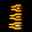 Load image into Gallery viewer, AlphaRex 99-06 Chevrolet Silverado/99-06 GMC Sierra LUXX-Series LED Tail Lights - Black - Back View