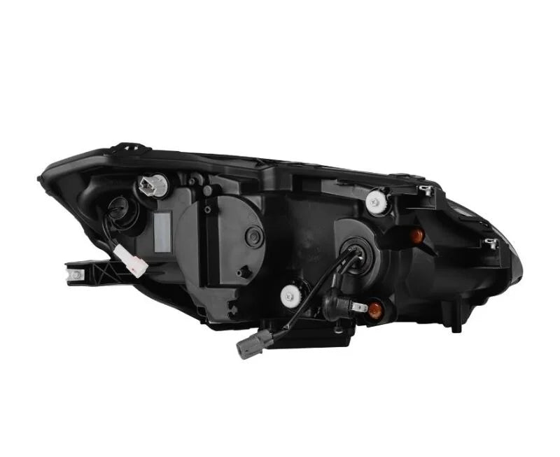 AlphaRex 99-09 Honda S2000 LUXX-Series Projector LED Headlights - Alpha-Black - Back View