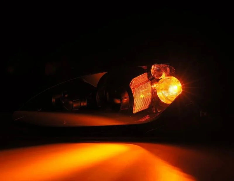 AlphaRex 99-09 Honda S2000 LUXX-Series Projector LED Headlights - Alpha-Black - Installation View
