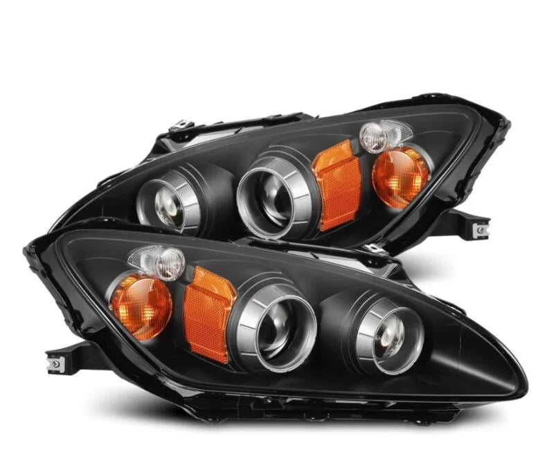 AlphaRex 99-09 Honda S2000 LUXX-Series Projector LED Headlights - Black - Main Product View