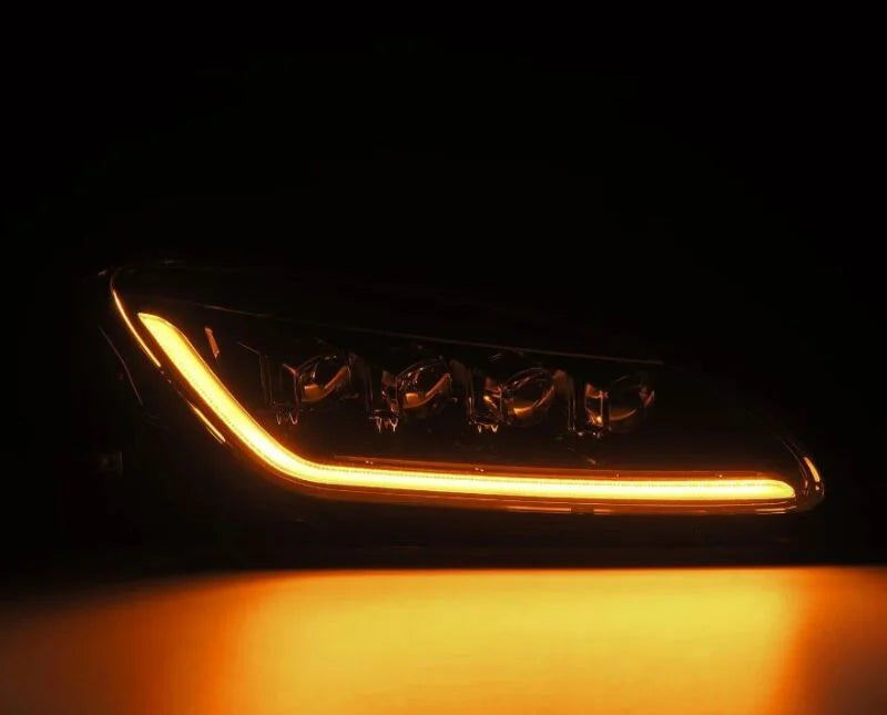 AlphaRex 99-09 Honda S2000 NOVA-Series Projector LED Headlights - Alpha-Black - Installation View