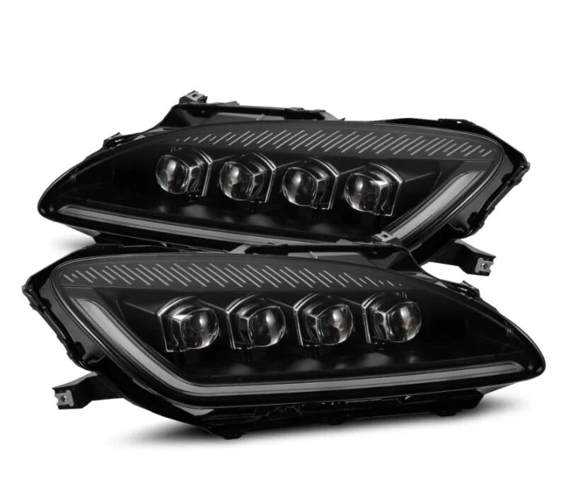 AlphaRex 99-09 Honda S2000 NOVA-Series Projector LED Headlights - Black - Main Product View