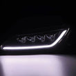 Load image into Gallery viewer, AlphaRex 99-09 Honda S2000 NOVA-Series Projector LED Headlights - Black - Side View
