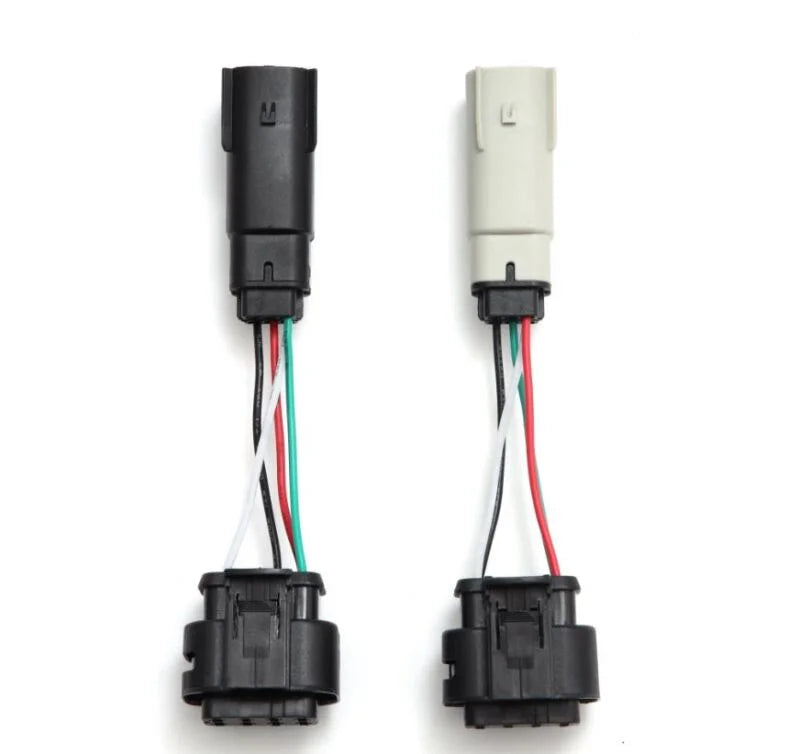 AlphaRex Stock Halogen Tail Lights to AlphaRex LUXX-Series Tail Lights Converters (For 620030) - Back View