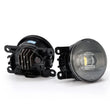 Load image into Gallery viewer, AlphaRex Universal Acura/Ford/Honda/Subaru/Nissan DoubleTap Dual Color LED Proj Fog Lights - Wt/Ambr - Installation View
