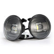 Load image into Gallery viewer, AlphaRex Universal Chevrolet/GMC/Pontiac DoubleTap Dual Color LED Projector Fog Lights - White/Amber - Installation View