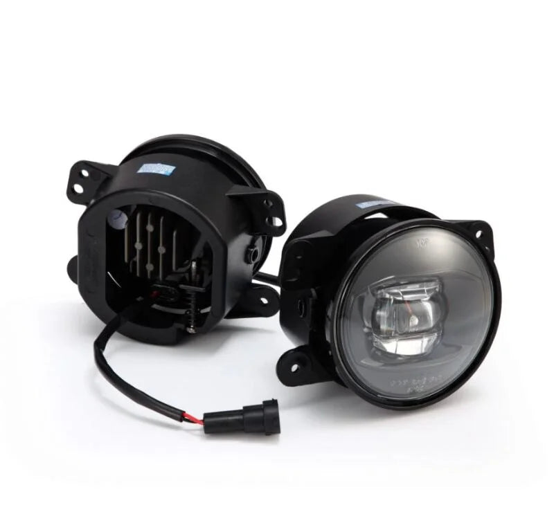 AlphaRex Universal Chrysler/Dodge/Hummer/Jeep DoubleTap Dual Color LED Proj Fog Lights - White/Amber - Additional View 5