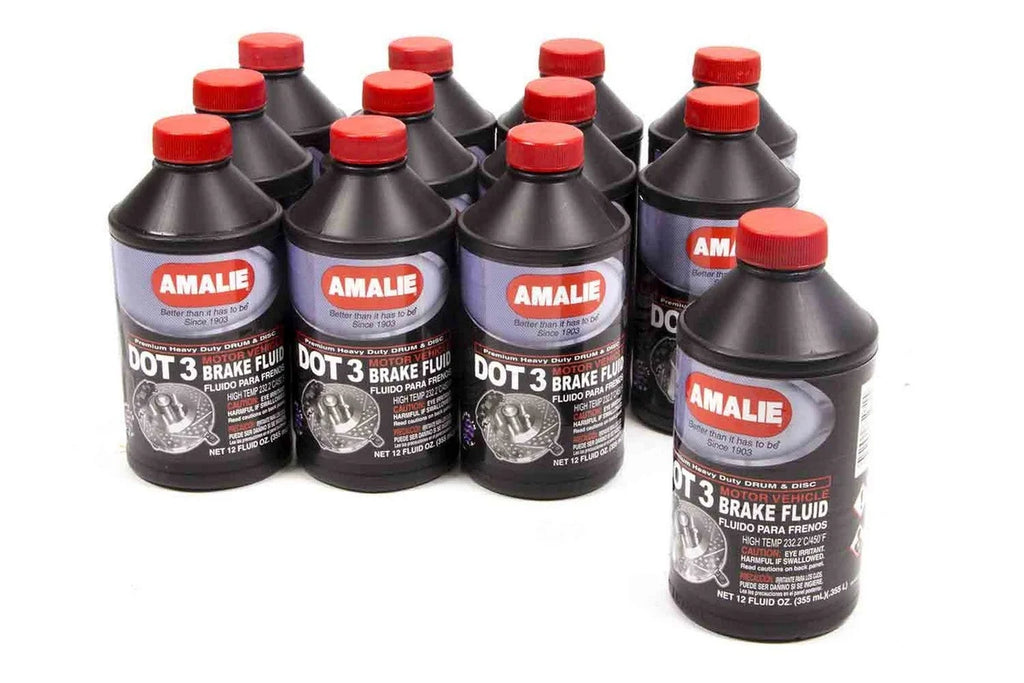 Amalie Dot 3 Brake Fluid Case 12x12 Oz 160-65031-92