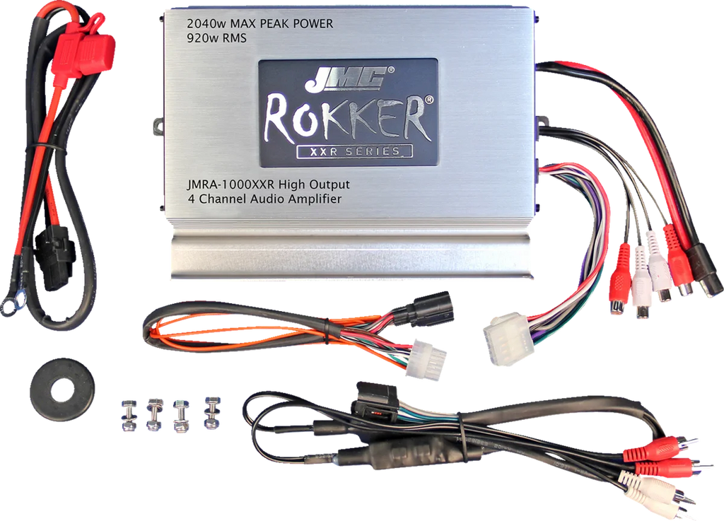 Amplifier Kit - 4-Channel - '18-'24 Gold Wing J&M JAMP-1000GW18-TB - Main Product View