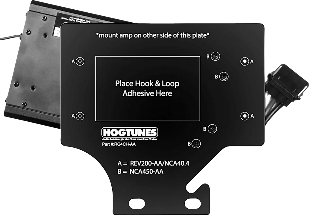 Amplifier Mounting Plate - '98-'13 Road Glide Hogtunes RG4CH-AA - Main Product View