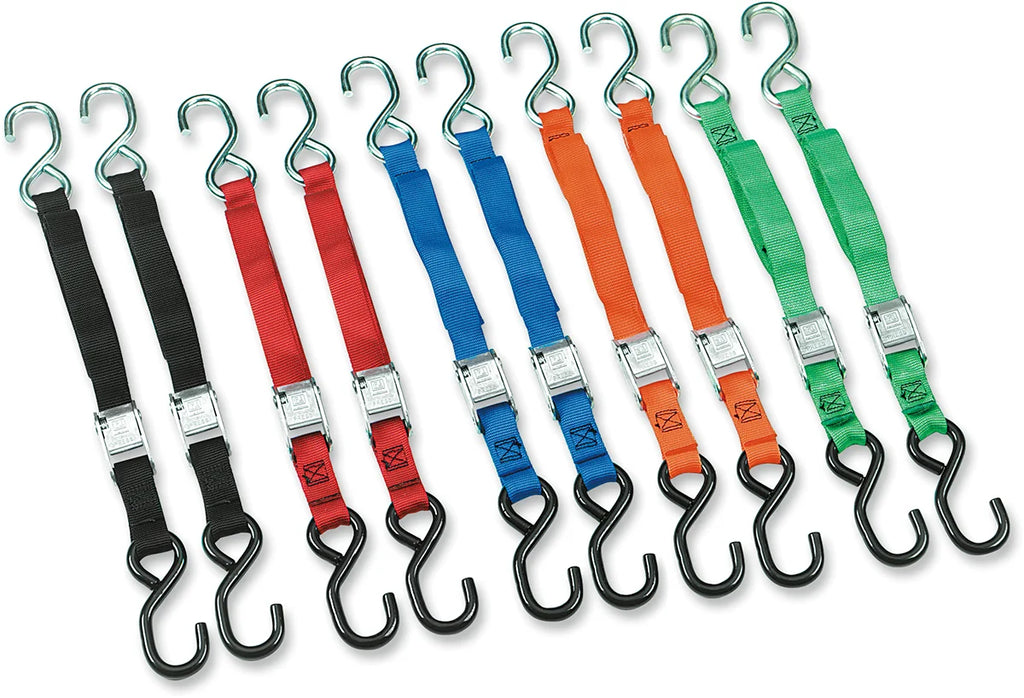 Ancra Tie-Downs - 1" x 5-1/2' - Black - Side View