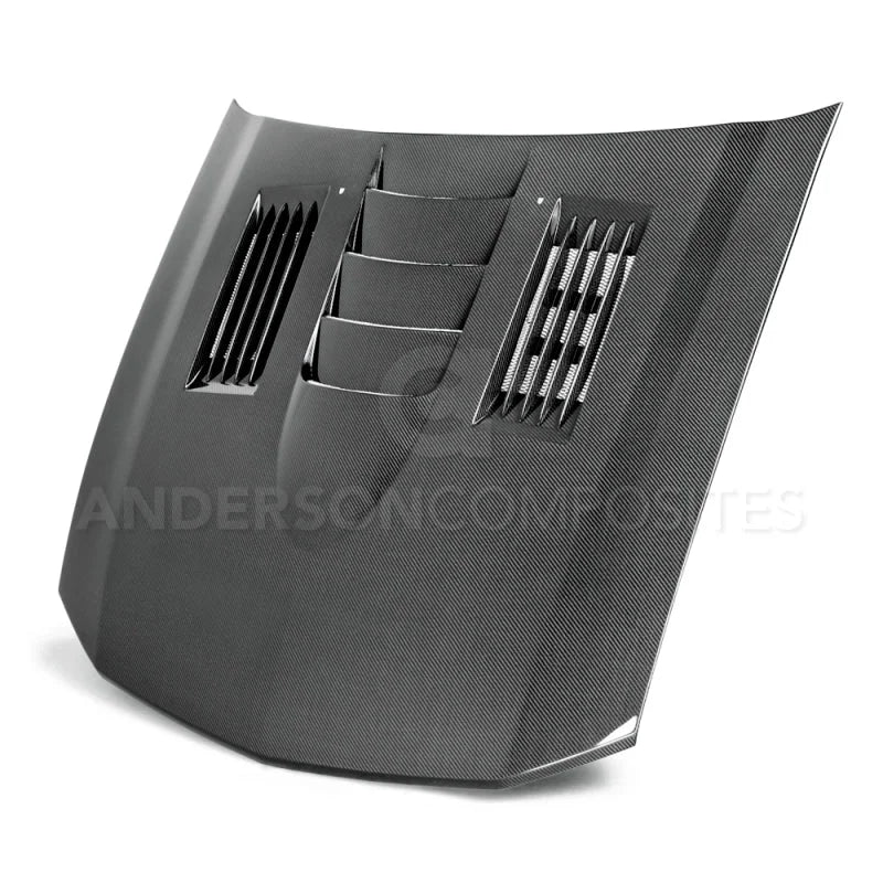Anderson Composites 05-09 Ford Mustang Type-SS Hood - Main Product View