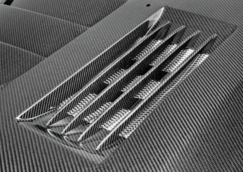 Anderson Composites 05-09 Ford Mustang Type-SS Hood - Installation View