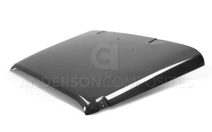 Anderson Composites 07-12 Jeep Wrangler Type-OE Hood - Side View