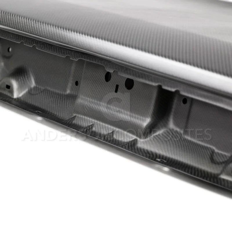 Anderson Composites 08-18 Dodge Challenger Type-OE Dry Carbon Decklid - Additional View 5