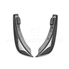 Load image into Gallery viewer, Anderson Composites 09-14 Dodge Challenger Front Bumper Canards - Back View