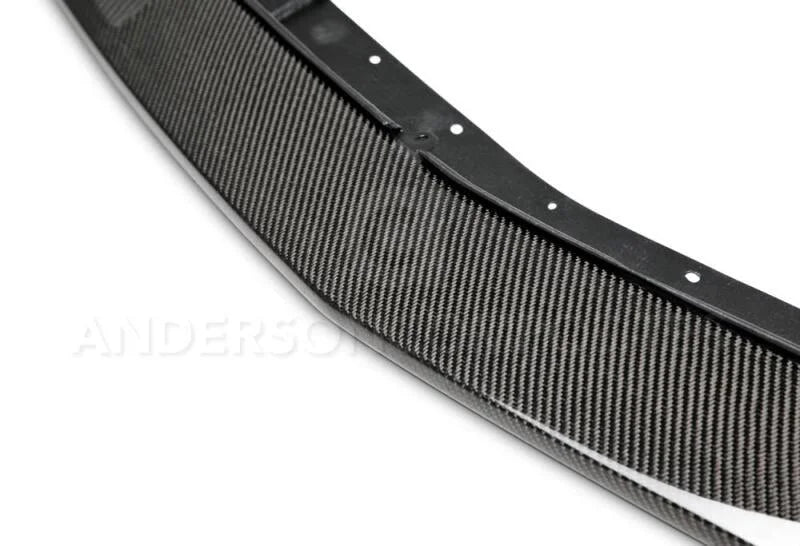 Anderson Composites 09-14 Dodge Challenger Type-OE Front Chin Spoiler - Back View