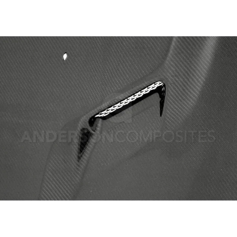 Anderson Composites 09-14 Dodge Challenger Type-OE Hood - Back View