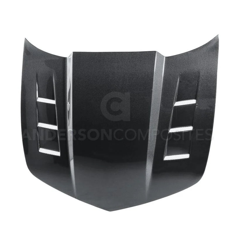 Anderson Composites 10-11 Chevy Camaro TS-style Carbon Fiber Hood - Main Product View