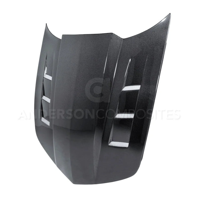 Anderson Composites 10-11 Chevy Camaro TS-style Carbon Fiber Hood - Side View