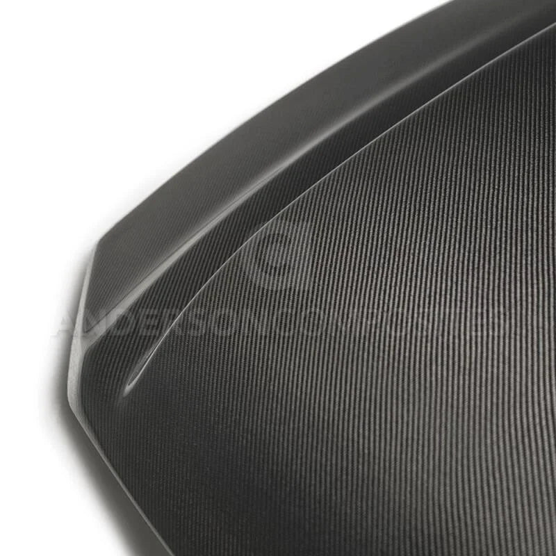 Anderson Composites 10-12 Ford Mustang Type-CJ 3in Carbon Fiber Cowl Hood - Additional View 7